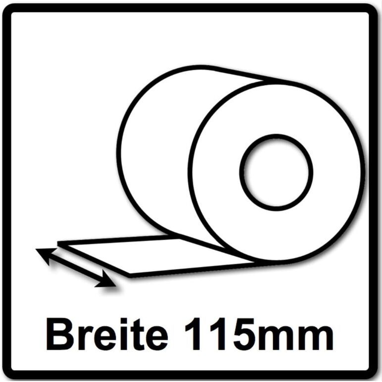 Festool Schleifrolle Schleifpapier Granat 115 x 25 m P100 GR ( 201106 ), image _ab__is.image_number.default