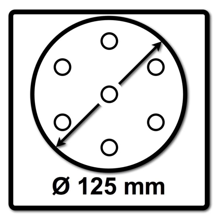 Festool Schleifscheibe STF D125/8 P240 GR/100  ( 497173 ) für Exzenterschleifer 125 mm, image _ab__is.image_number.default