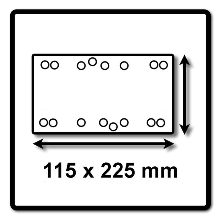 Festool Schleifschuh SSH STF 115x225/10 4 Stück ( 4x 483679 ) für Rutscher RS 200, Rs 2, RS 100, RS 1, image _ab__is.image_number.default