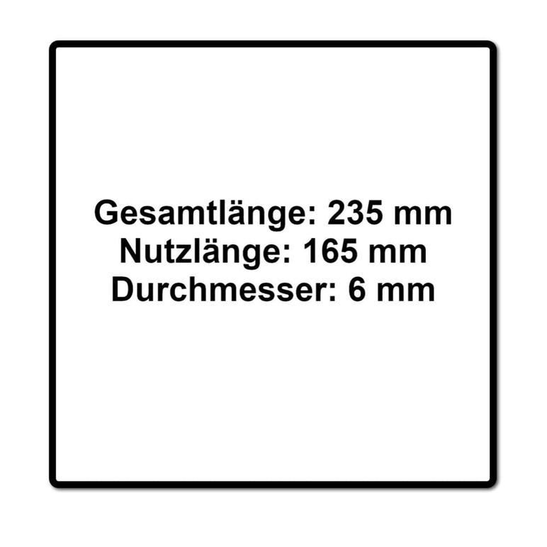 Festool Schlangenbohrer SB CE D6 6 mm ( 205903 ) für Schlagbohrschrauber und Bohrschrauber, image _ab__is.image_number.default
