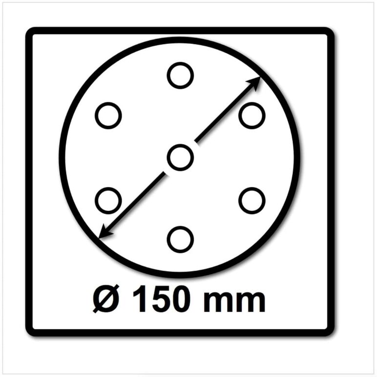 Festool Schleifteller ST-STF D150/17 FT-M8-H-HT 150 mm hart ( 498988 ), image _ab__is.image_number.default