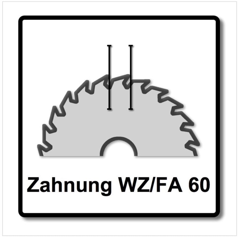 Festool Spezial Kreissägeblatt HW 216 x 30 x 2,3 mm WZ/FA60 216 mm 60 Zähne ( 500123 ), image _ab__is.image_number.default