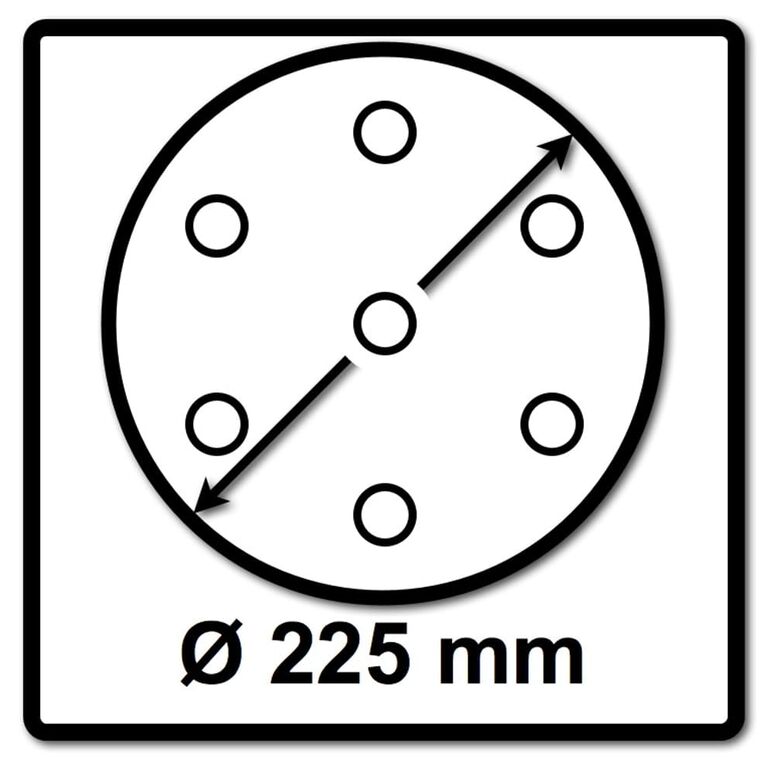 Festool Netzschleifmittel	STF D225 P180 Granat Net/25 225 mm / 25 Stk. ( 203316 ), image _ab__is.image_number.default