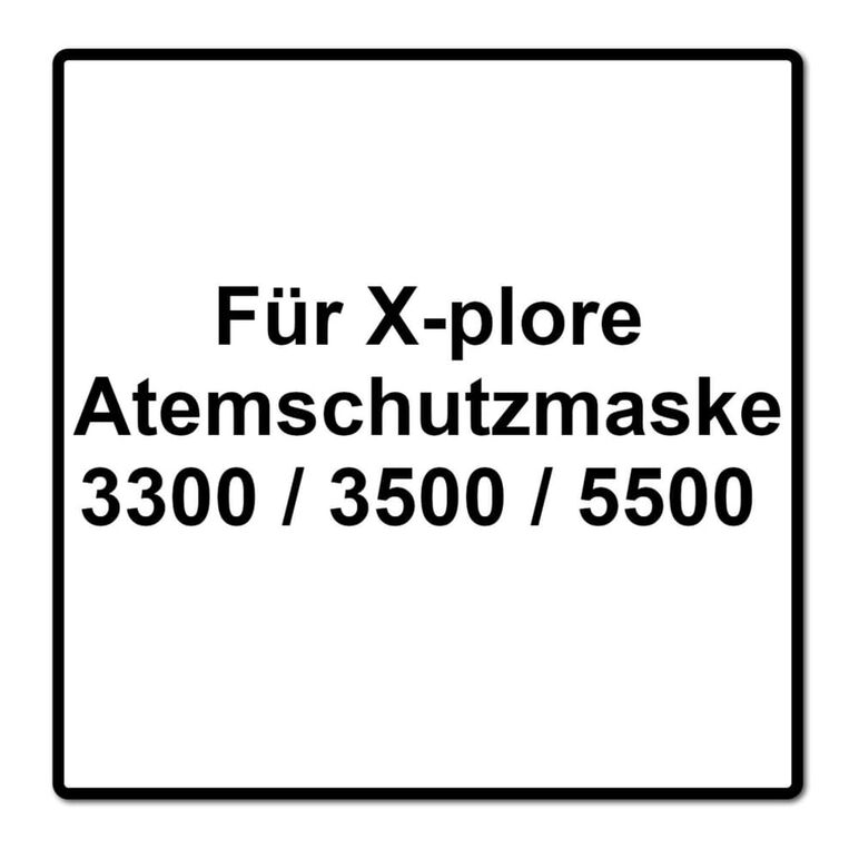 Dräger 22x Partikelfilter X-plore P3 R Bajonettfilter für X-plore 3300 / 3500 / 5500 ( 6738011 ), image _ab__is.image_number.default