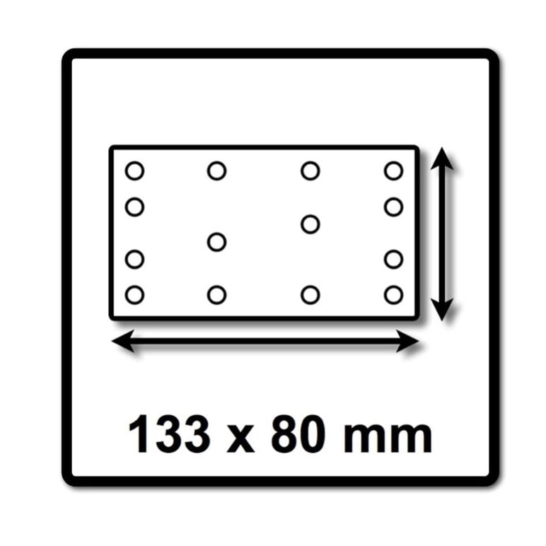 Festool STF 80x133 Schleifstreifen Granat P320 80 x 133 mm 200 Stk. ( 2x 497125 ) für Rutscher RTS 400, RTSC 400, RS 400, RS 4, LS 130, image _ab__is.image_number.default