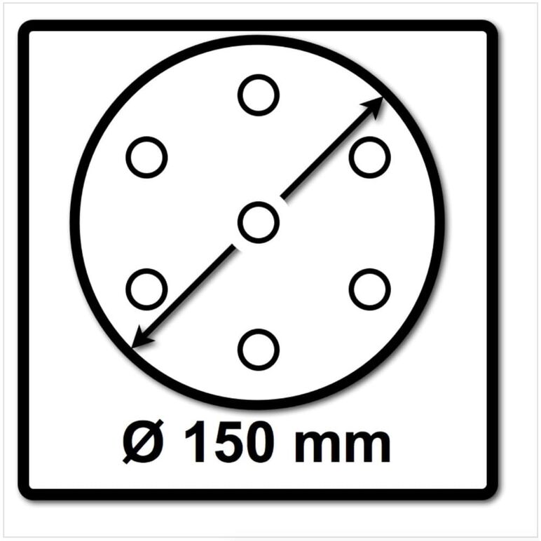 Festool STF D150/16 P40 GR / 50 Schleifscheiben Granat 150 mm 50 Stück ( 496975 ), image _ab__is.image_number.default