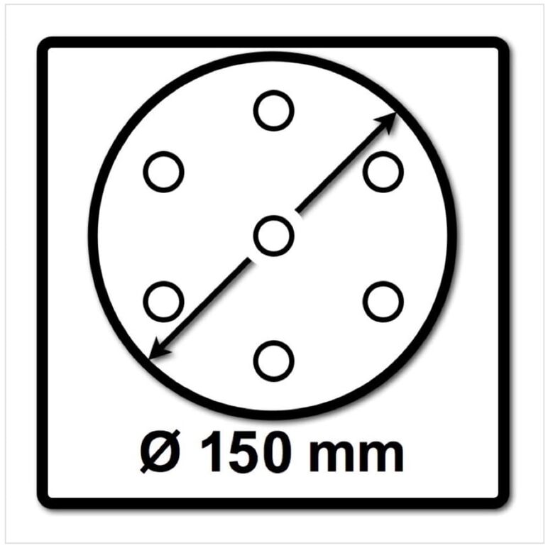 Festool STF D150/16 Rubin2 Schleifscheiben P100 RU2/50 150 mm / 50 Stück ( 499120 ), image _ab__is.image_number.default