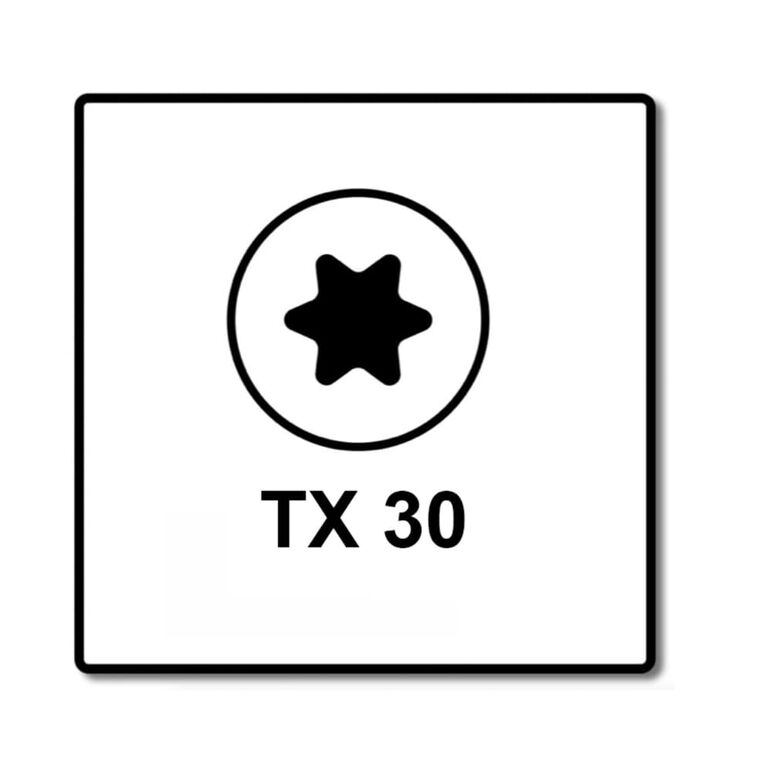 Fischer Power-Fast II FPF II Spanplattenschraube 6,0x240 mm 50 Stück ( 670469 ) Senkkopf mit Torx Teilgewinde galvanisch verzinkt, blau passiviert, image _ab__is.image_number.default