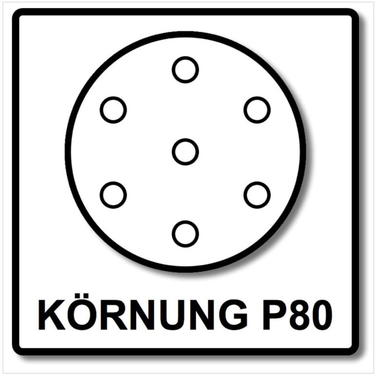 Bosch SIA Scheibe Keramik Schleifnetz 7500 150 mm Körnung P80 50 Stück ( F03E00688Y ), image _ab__is.image_number.default