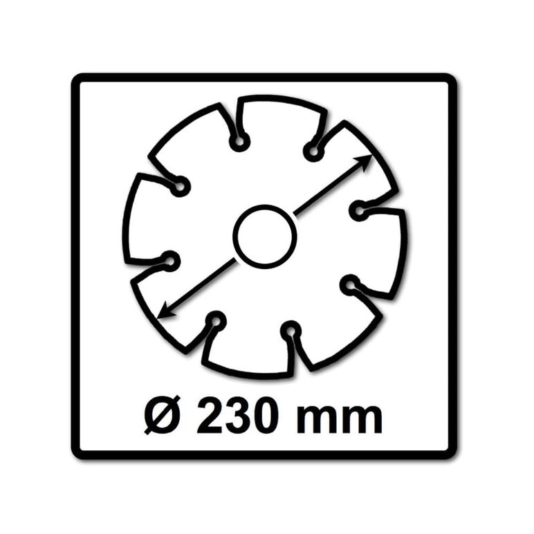 Spit Diamant Trennscheibe Wet and Dry 230 x 22,23 mm ( 922707 ) für Beton, Steine und Gussrohre, image _ab__is.image_number.default