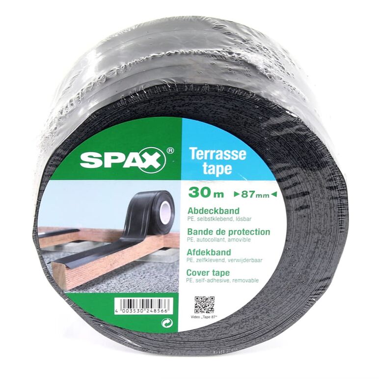 SPAX Tape 30m x 87mm Klebeband UV-resistent selbstklebend lösbar ( 5000009186419 ), image _ab__is.image_number.default