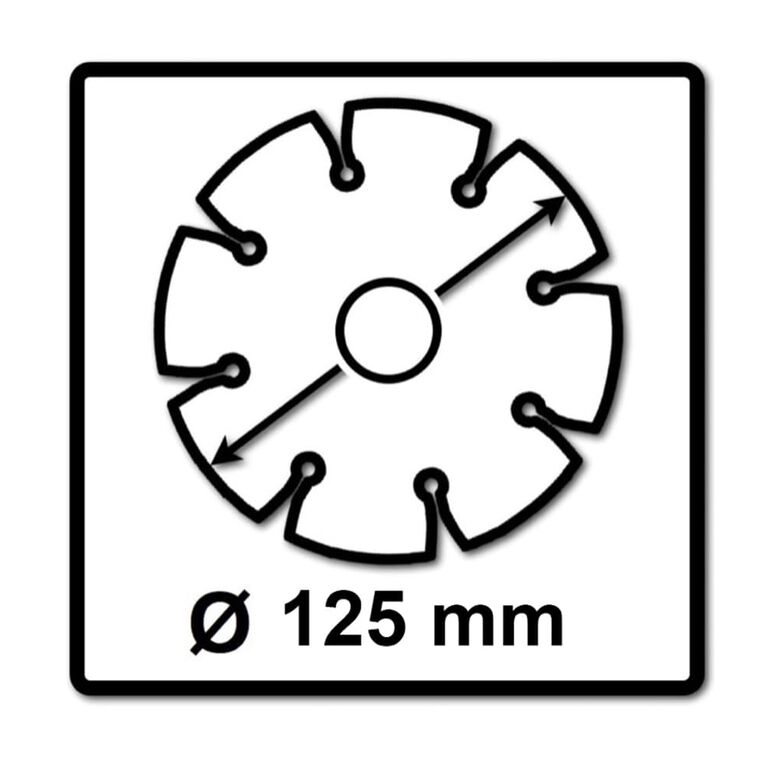 WellCut Diamond Blade Diamant Trennscheibe 125 x 22,23 mm 1 Stk. ( WC-SD12522 ), image _ab__is.image_number.default