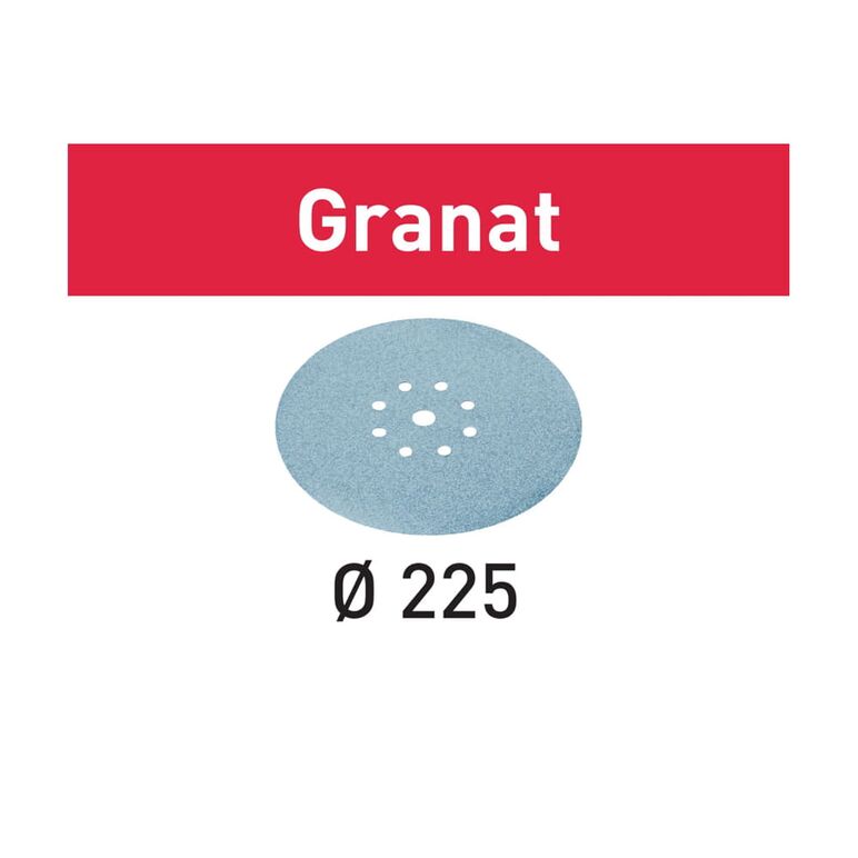 Festool STF D225/8 Granat Schleifscheiben 225 mm für PLANEX P100 50 Stück ( 2x 499637 ), image 