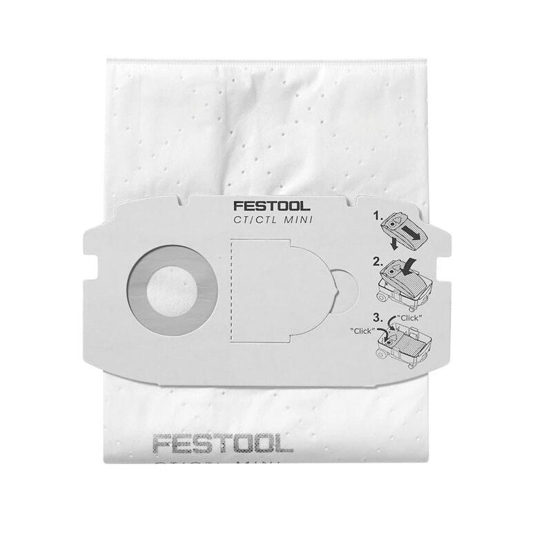 Festool SC-FIS-CT MIDI/5 Filtersack CLEANTEC 5 Stück ( 498411 ), image 