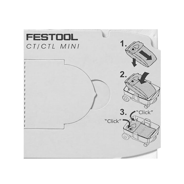 Festool SC-FIS-CT MIDI/5 Filtersack CLEANTEC 5 Stück ( 498411 ), image _ab__is.image_number.default