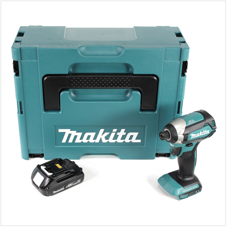 Makita DTD155RF1 Akku-Schlagschrauber 18V Brushless 1/4" 140Nm + 1x Akku 3,0Ah + Koffer - ohne Ladegerät, image 
