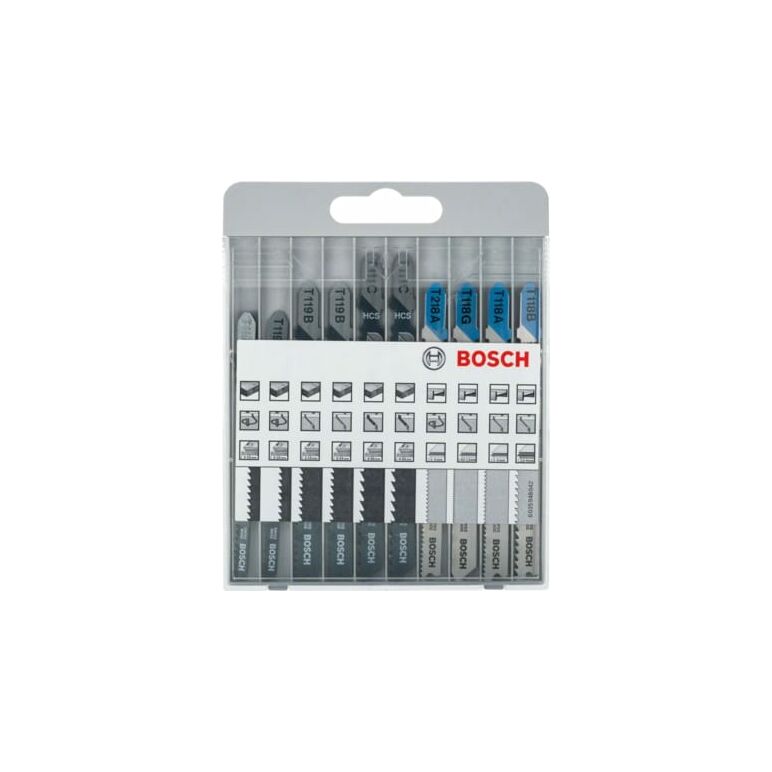 Bosch 10-teiliges Stichsägeblätter-Set für Holz (2 607 010 146), image 
