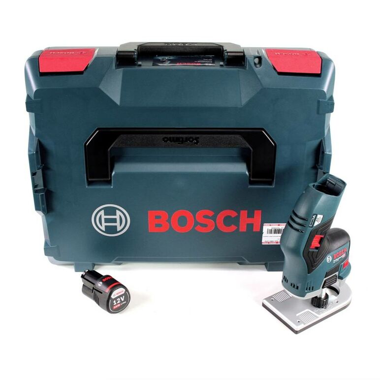 Bosch GKF 12V-8 Professional Akku-Kantenfräse 12V Brushless + 1x Akku 3,0Ah + Koffer - ohne Ladegerät, image 