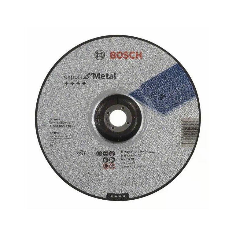 Bosch Trennscheibe gekröpft Expert for Metal A 30 S BF, 230 mm, 3 mm (2 608 600 226), image 