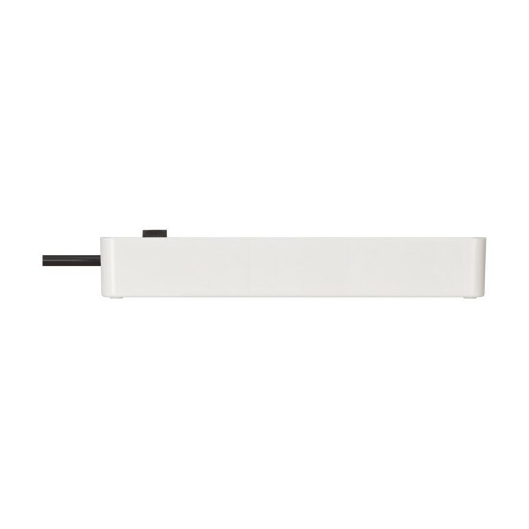 Ecolor Steckdosenleiste mit USB-Ladefunktion 4-fach weiß/schwarz 1,5m, image _ab__is.image_number.default