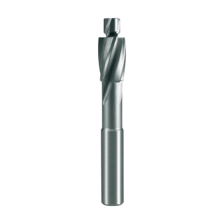 RUKO Flachsenker DIN 373 HSS mit Zylinderschaft und festem Führungszapfen Schaft 12,5 mm M 10, image 