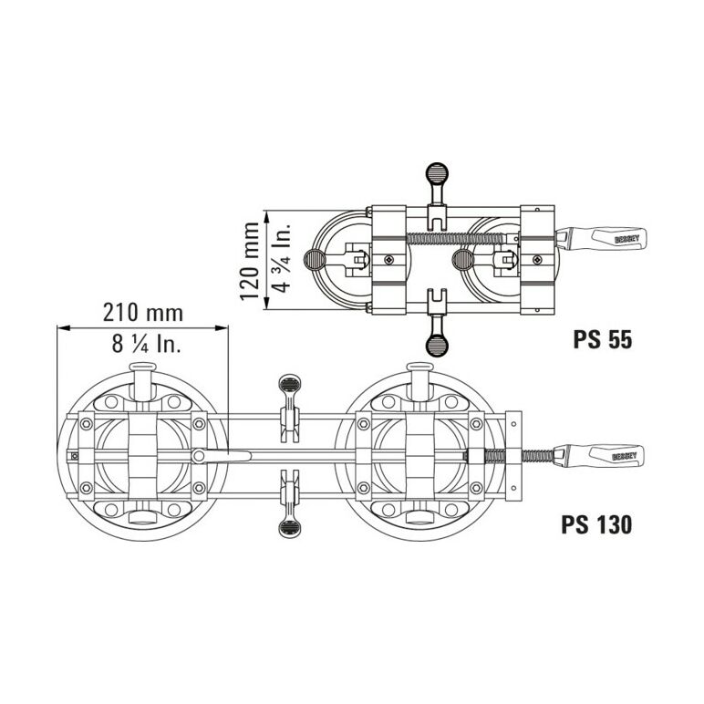 Bessey Plattenspanner PS55, image _ab__is.image_number.default