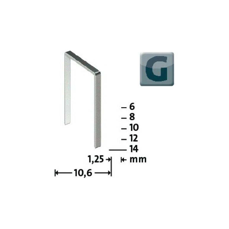 Flachdrahtklammer 11 L8xB10,6mm Draht-B1,25mm Stahldrverz 1KT NOVUS, image _ab__is.image_number.default