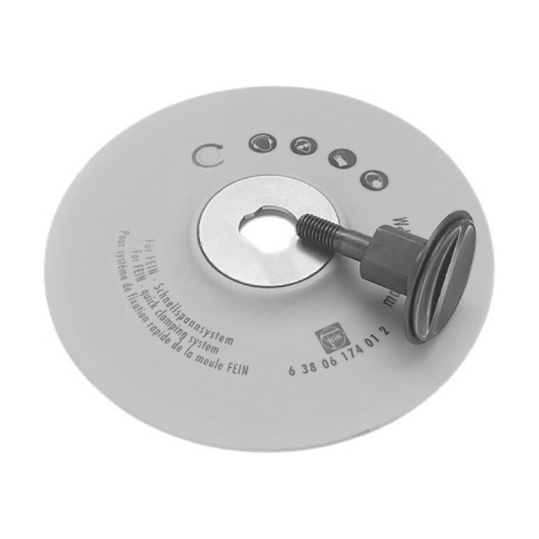 Fein Schleifteller zg Durchmesser 180 mm mit Spanneinheit, image 