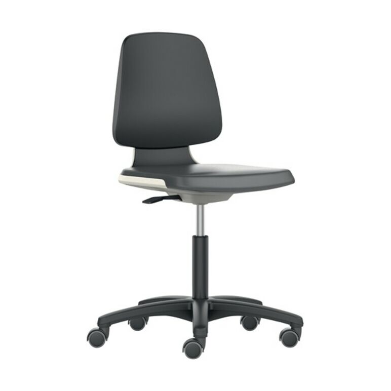 bimos Arbeitsdrehstuhl Labsit Rollen Sitzschale anthrazit Supertec-Gewebe schwarz 450, image 