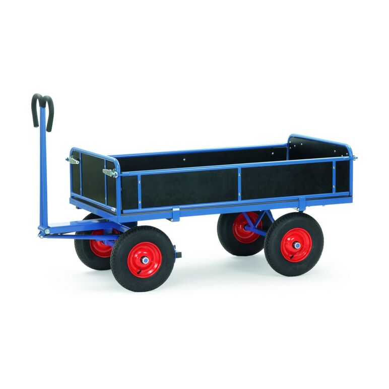 fetra Handpritschenwagen 6456L - Tragkraft 1250kg Luft-Bereifung, image 