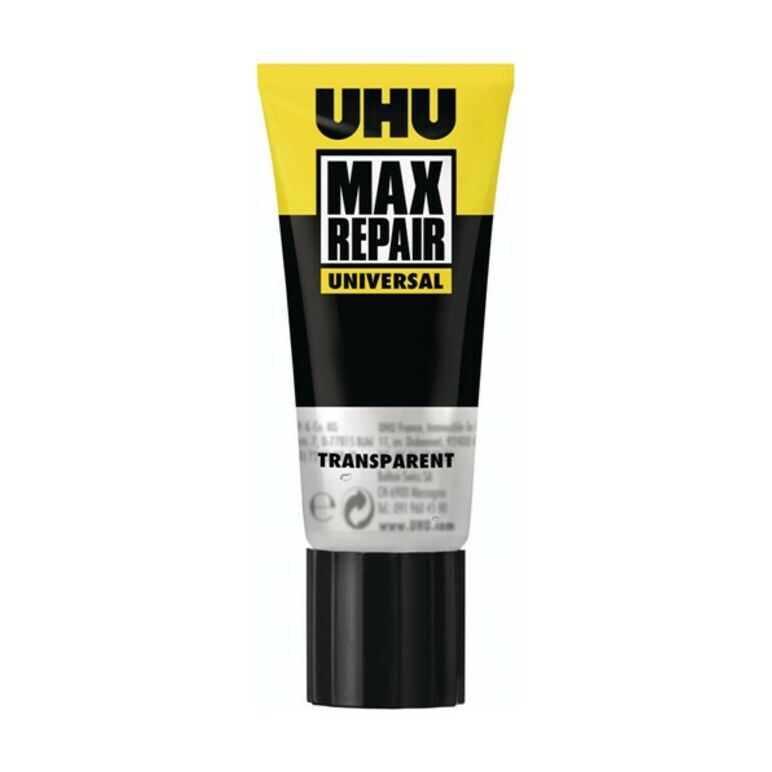 UHU Universalkleber MAX REPAIR UNIVERSAL transparent 45g Tube, image 