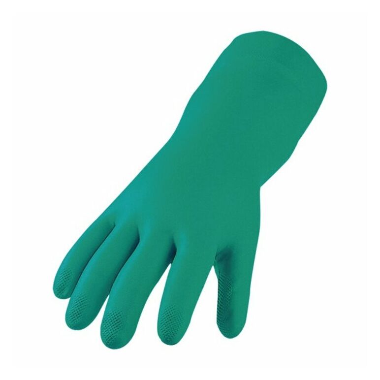 Asatex Nitril-Schutzhandschuh, EN388/374 Kat. III, Gr.10, grün, lebensmittelgeeignet, image 