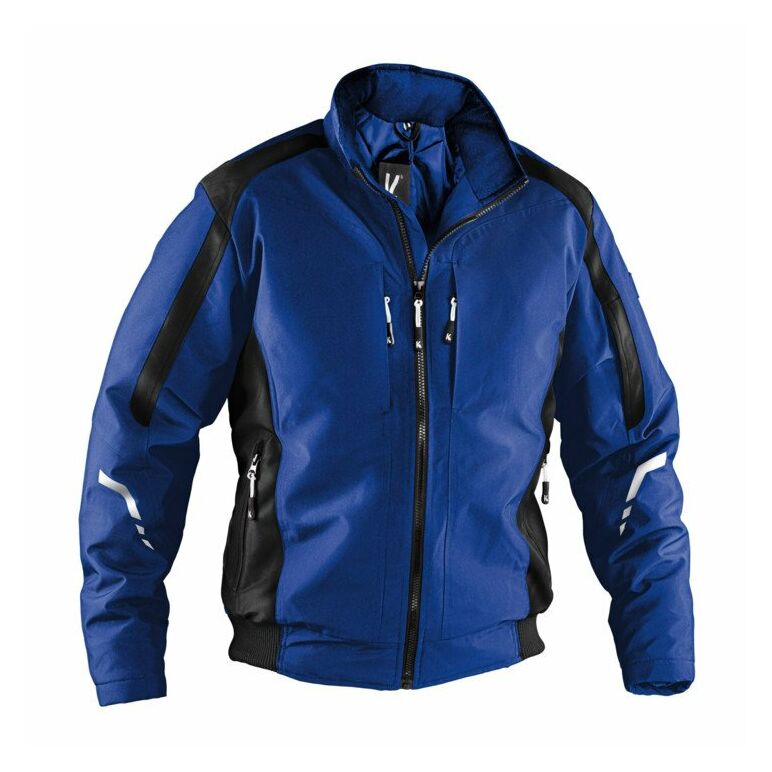 Kübler Wetter-Dress Jacke 1367 kornblumenblau/schwarz Größe L, image 