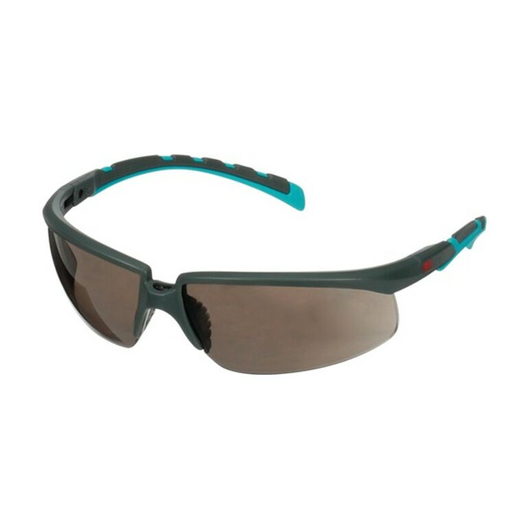 Schutzbrille S2002SGAF-BGR-EU EN 166 EN172 Bügel grau/türkis,Scheibe grau, image 