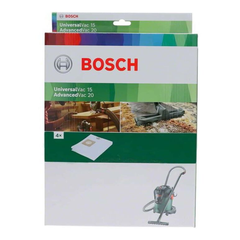 Bosch Vliesfilterbeutel für UniversalVac 15 und AdvancedVac 20, 4-tlg., image _ab__is.image_number.default
