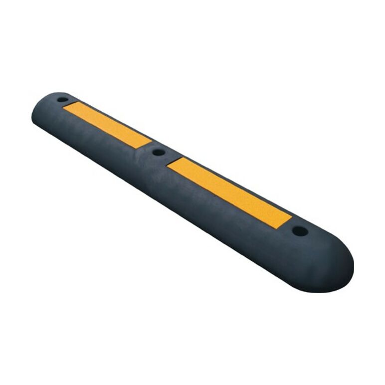 Leitschwelle L1000xB150xH60mm PVC schwarz m.gelben Reflexstreifen, image 