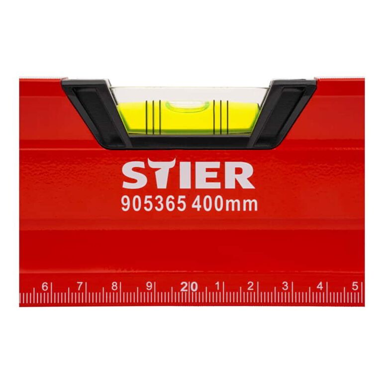 STIER Premium Wasserwaage mit Magnet und drei Libellen, image _ab__is.image_number.default