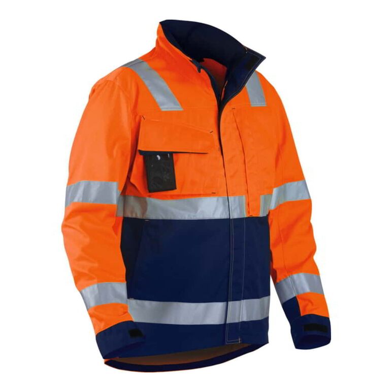 Blakläder Warnschutz-Jacke, orange / marineblau, Unisex-Größe: L, image 