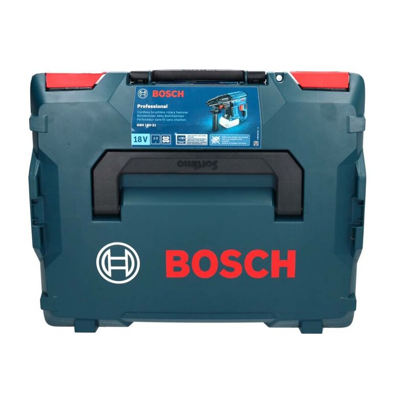 Bosch GBH 18V-21 Professional Akku-Bohrhammer 18V Brushless 2J SDS-Plus + Tiefenanschlag + 2x Akku 4,0Ah + Ladegerät + Koffer, image _ab__is.image_number.default