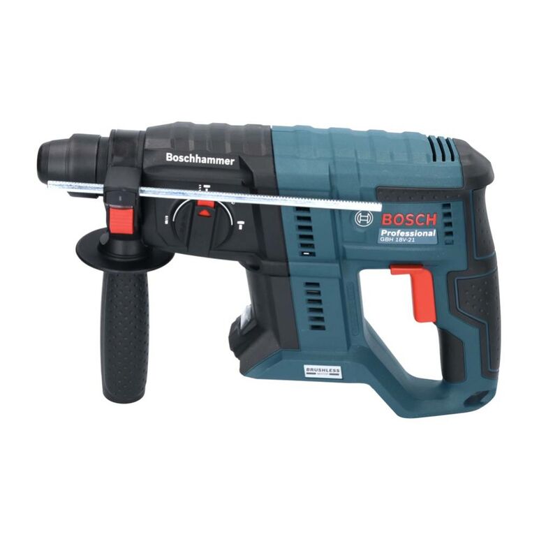 Bosch GBH 18V-21 Professional Akku-Bohrhammer 18V Brushless 2J SDS-Plus + Tiefenanschlag + 1x Akku 5,5Ah + Ladegerät + Koffer, image _ab__is.image_number.default