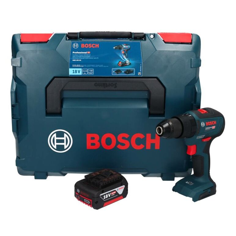 Bosch GSB 18V-55 Akku-Schlagbohrschrauber 18V Brushless 55Nm + 1x Akku 5,0Ah + Koffer - ohne Ladegerät, image 