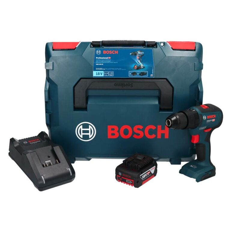 Bosch GSB 18V-55 Akku-Schlagbohrschrauber 18V Brushless 55Nm + 1x Akku 5,0Ah + Ladegerät + Koffer, image 