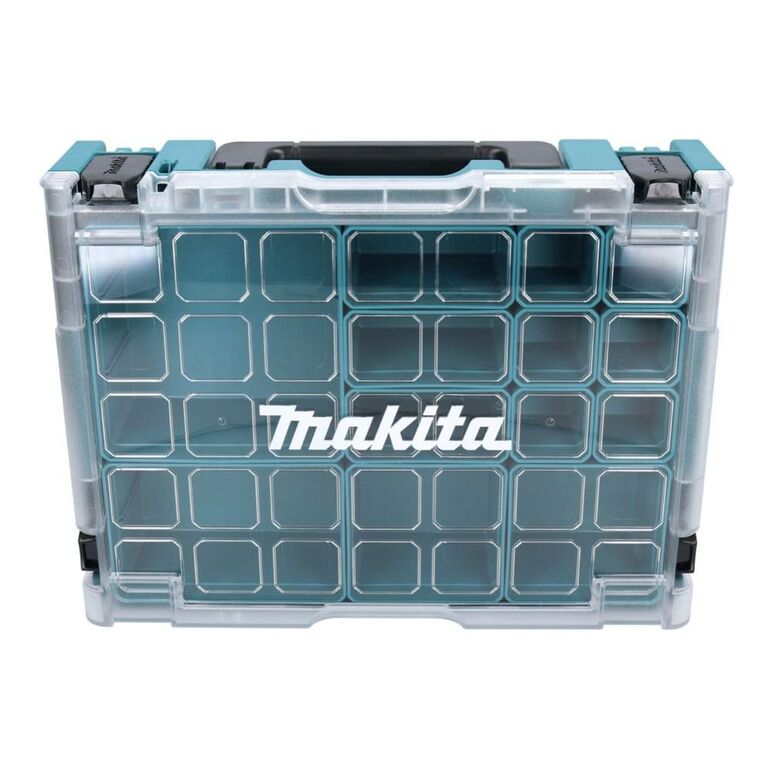Makita MAKPAC 1 Organizer Kleinteilekoffer 395 x 295 x 110 mm ( 191X80-2 ) mit 13x Boxeinsatz, image _ab__is.image_number.default