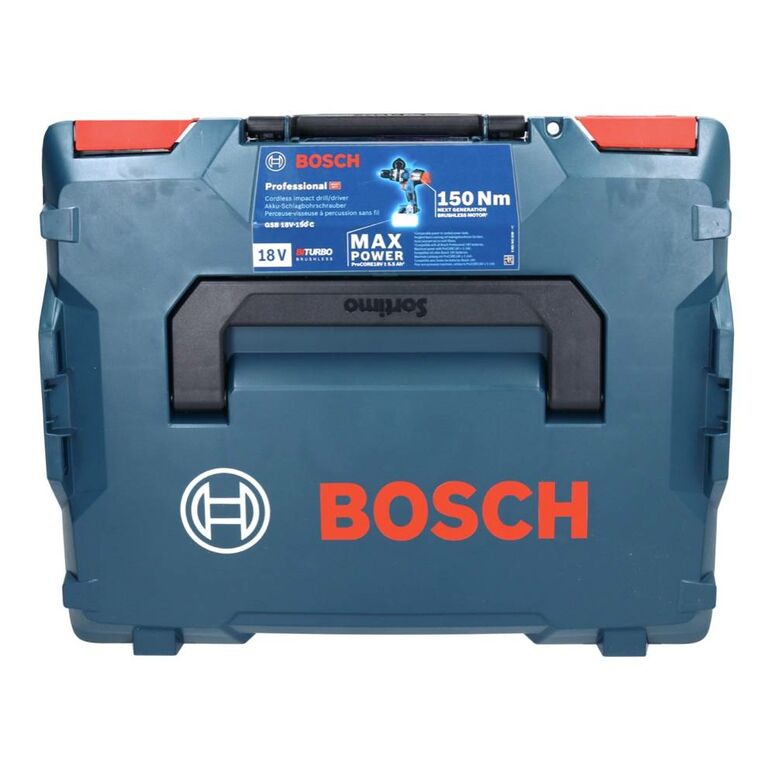 Bosch GSB 18V-150 C PROFESSIONAL Akku-Schlagbohrschrauber 18V Brushless 150Nm + 1x Akku 5,5Ah + Koffer - ohne Ladegerät, image _ab__is.image_number.default