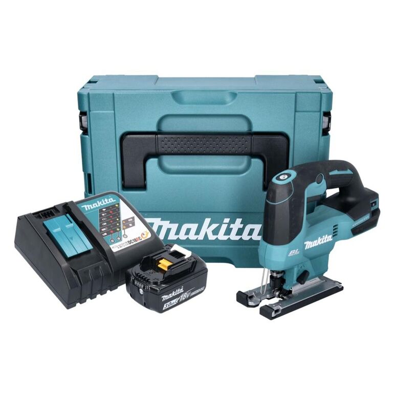 Makita DJV184RF1J Akku-Pendelhubstichsäge 18V Brushless 135mm + 1x Akku 3,0Ah + Ladegerät + Koffer, image 