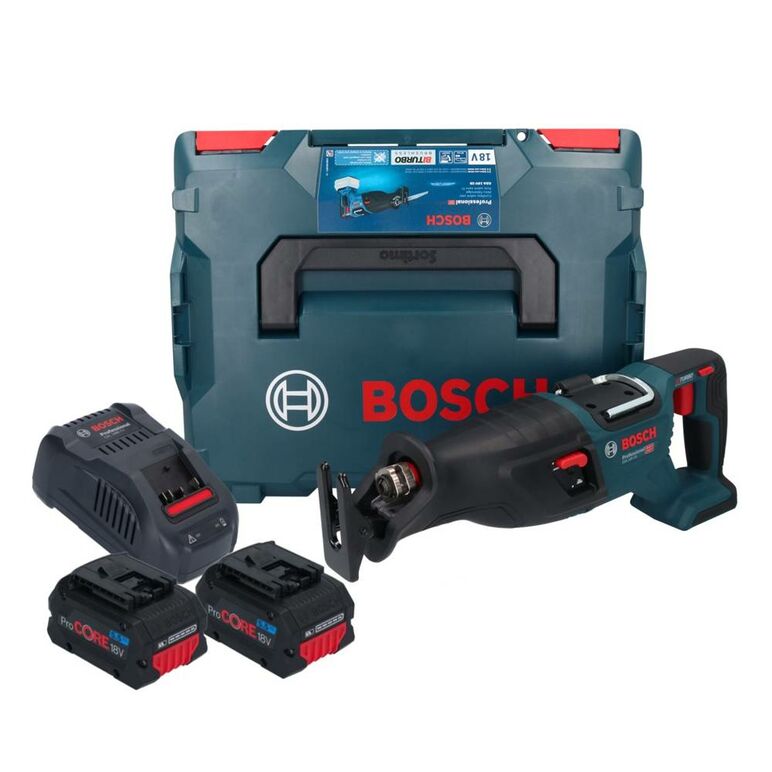 Bosch GSA 18V-28 PROFESSIONAL Akku-Säbelsäge 18V Brushless 230mm + 2x Akku 5,5Ah + Ladegerät + Koffer, image 