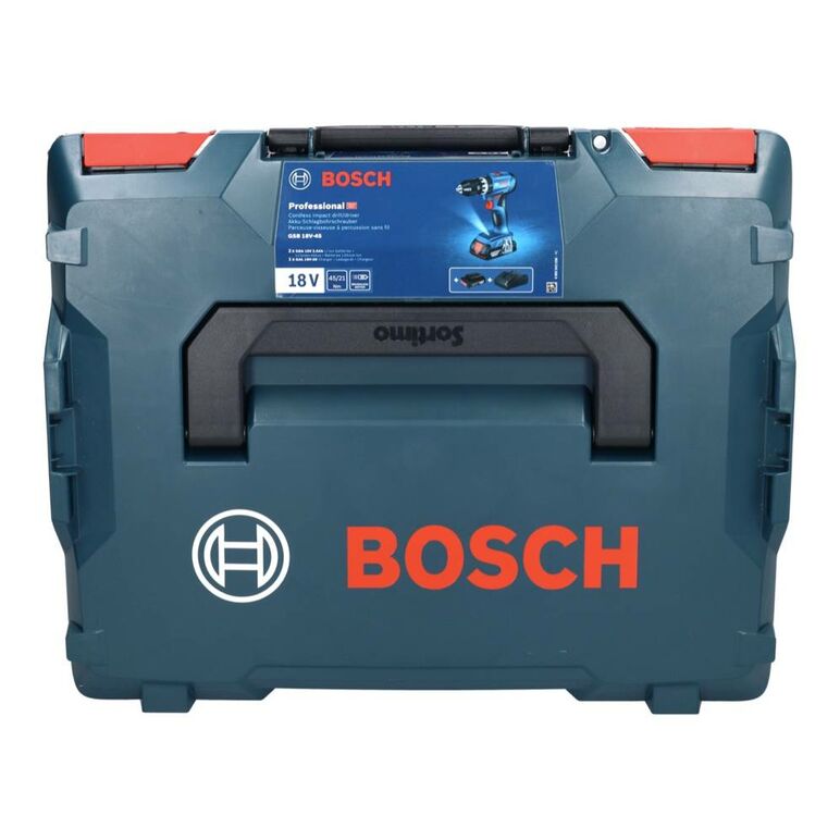 Bosch GSB 18V-45 Akku Schlagbohrschrauber 18 V 45 Nm ( 06019K3303 ) Brushless + 2x Akku 2,0 Ah + Ladegerät + L-Boxx, image _ab__is.image_number.default