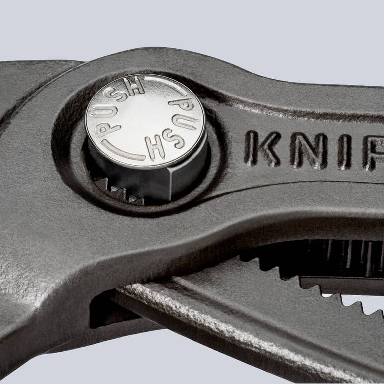 KNIPEX 87 03 250 Cobra® Hightech-Wasserpumpenzange mit rutschhemmendem Kunststoff überzogen verchromt 250 mm, image _ab__is.image_number.default