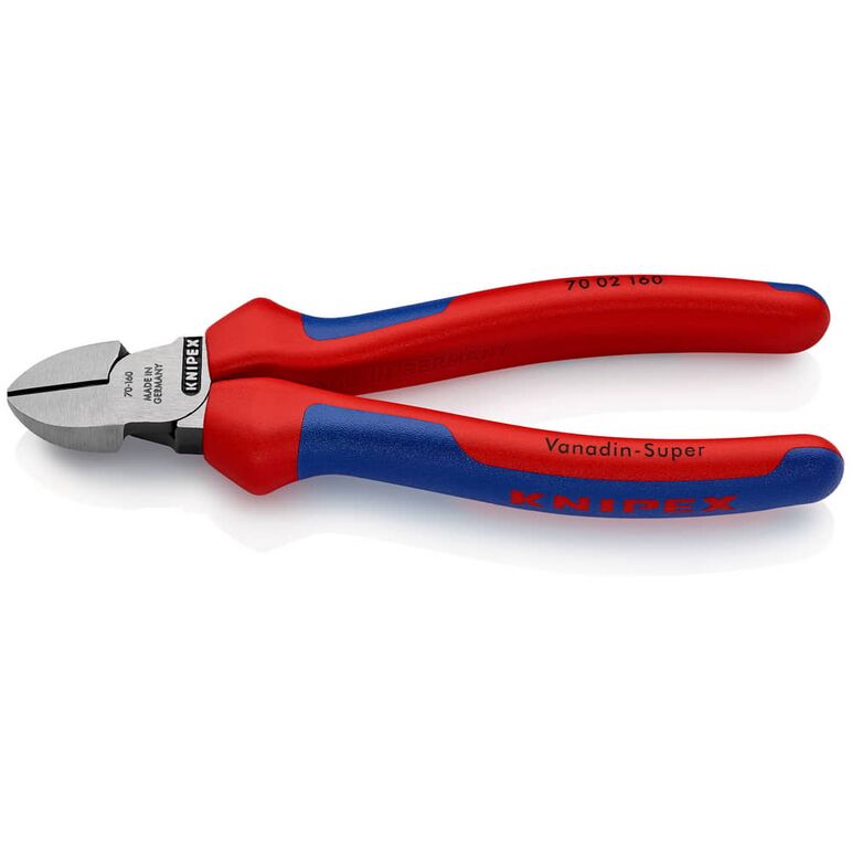 KNIPEX 70 02 160 SB Seitenschneider mit Mehrkomponenten-Hüllen schwarz atramentiert 160 mm, image 