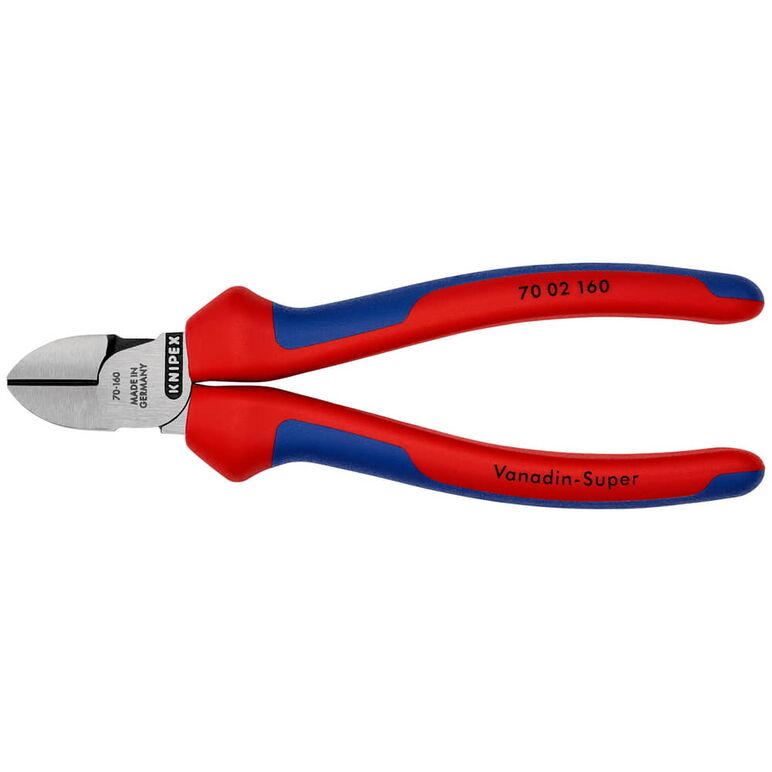 KNIPEX 70 02 160 SB Seitenschneider mit Mehrkomponenten-Hüllen schwarz atramentiert 160 mm, image _ab__is.image_number.default